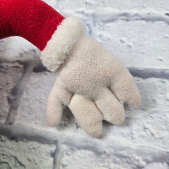 Vintage 1983 Coleco Dr Suess Santa Grinch Plush with Bushy Eyebrows Hard Eyes - Picture 10 of 16